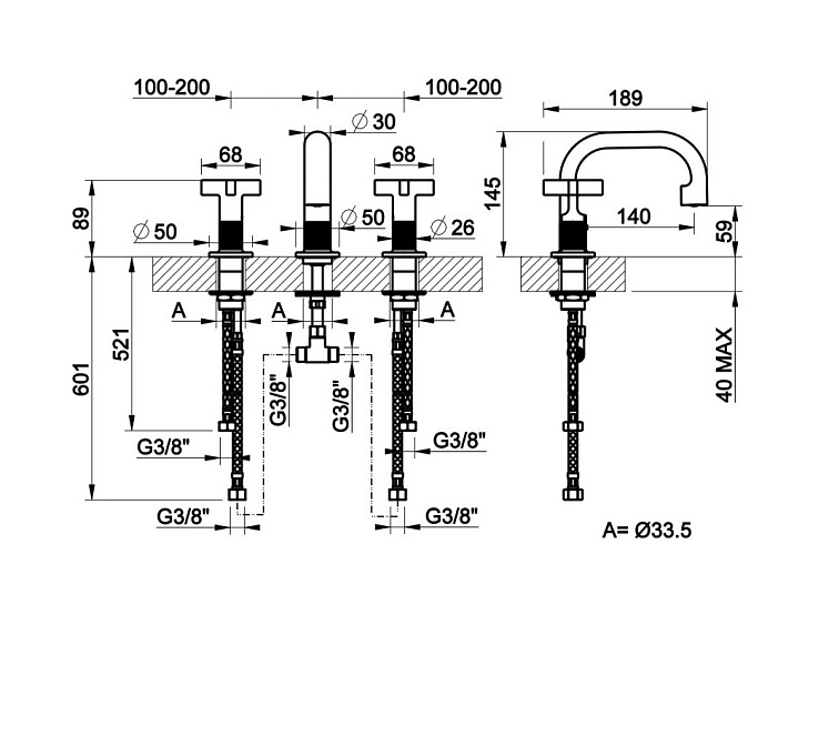 Смеситель для раковины Gessi INCISO - фото-2 | interior market