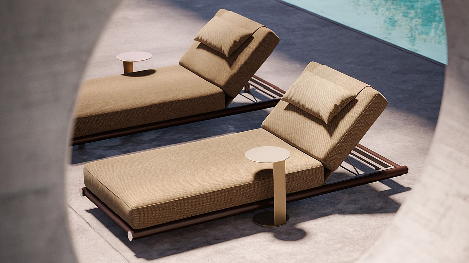 Шезлонг для улицы Rugiano AMALFI - фото-4 | interior market