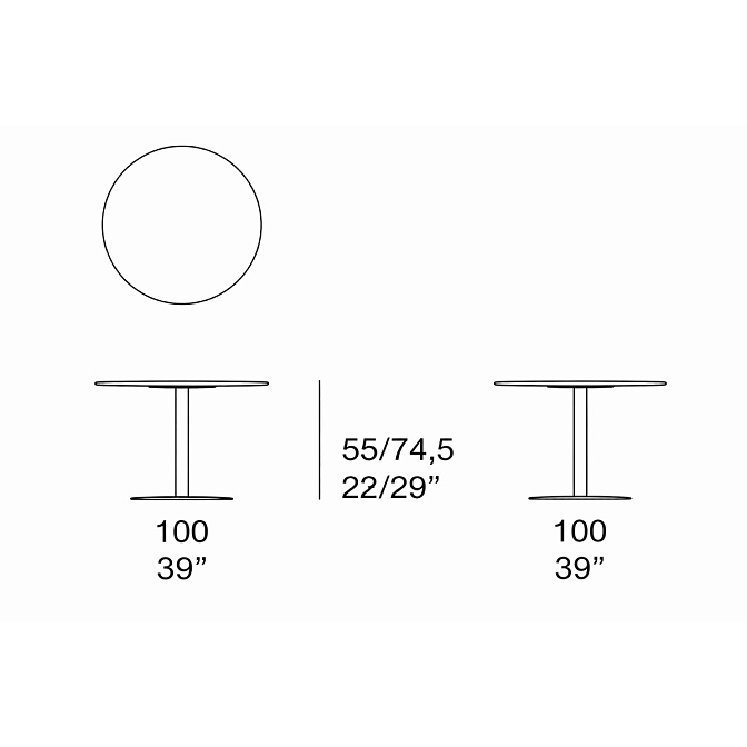 Стол для улицы Paola lenti GIRO - фото-3 | interior market