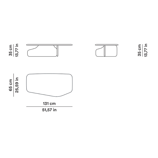 Кофейный столик Tacchini DOLMEN - фото-3 | interior market Кофейный столик Tacchini DOLMEN - фото-3 | interior market