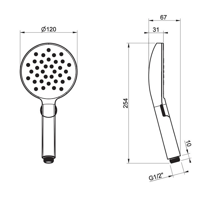 Душевая лейка Gessi ANELLO - фото-2 | interior market