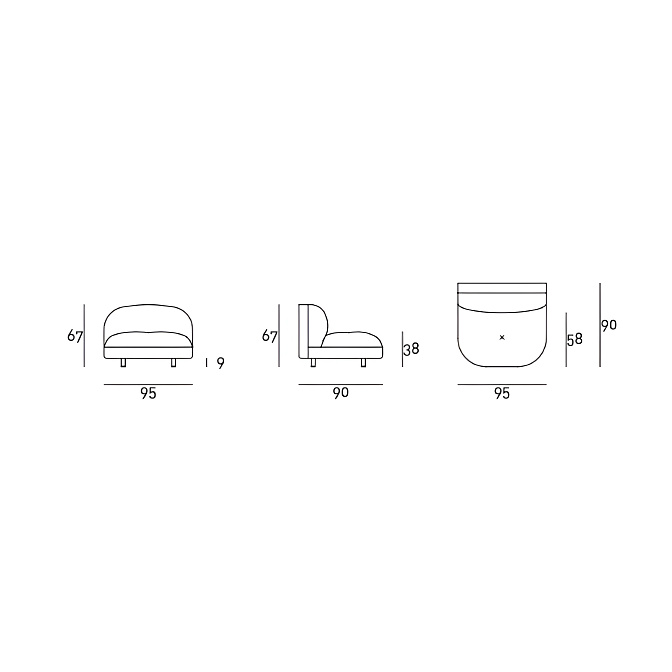 Кресло Living Divani Gala - фото-4 | interior market