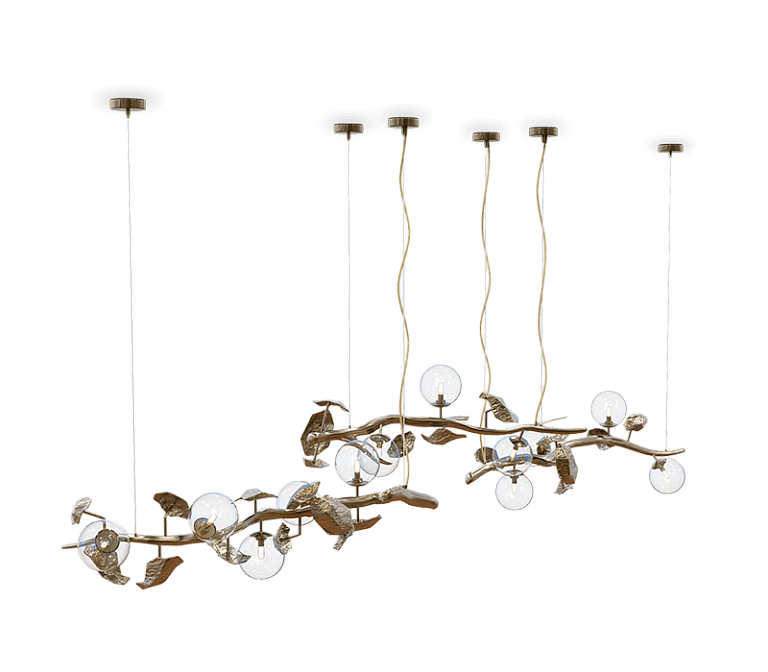 Потолочный светильник  Boca do Lobo Hera Patina Suspension Lamp - фото-2 | interior market