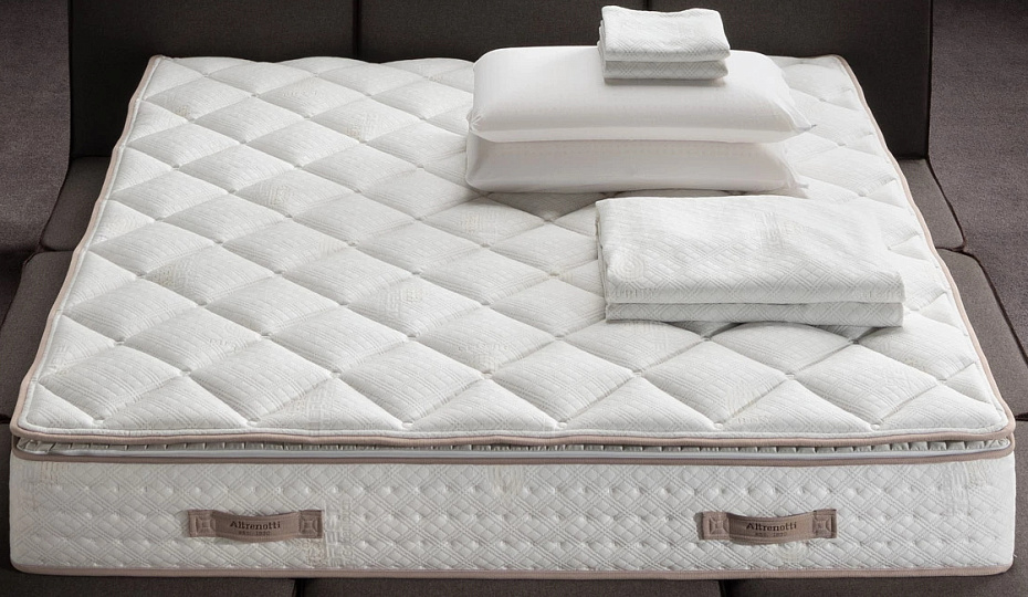 Матрас 180*200 1 pillow top usa velour grigio principle-retro mako' titanio-fascia canonico grigio - фото-1 | interior market