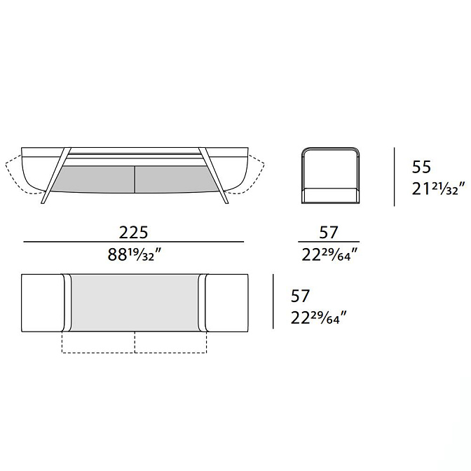 Тумба под ТВ Turri Melting Light - фото-7 | interior market