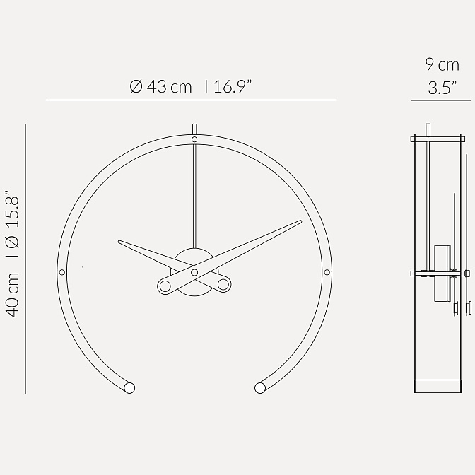 Часы настольные Omega NOMON - фото-3 | interior market