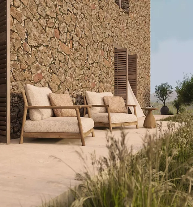 Кофейный столик для улицы Manutti Tsuki - фото-8 | interior market