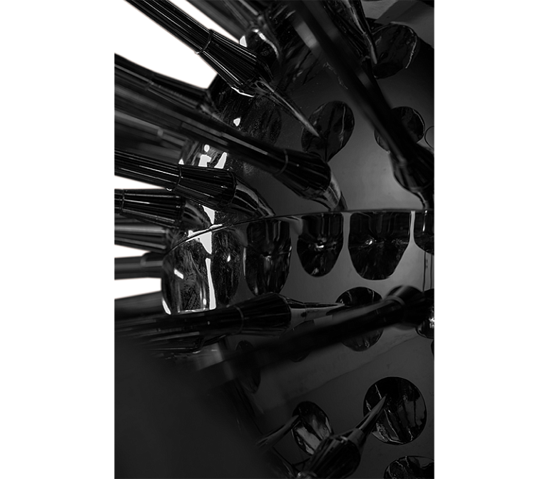 Потолочный светильник  Boca do Lobo Newton Eliptic Black Suspension Lamp - фото-4 | interior market