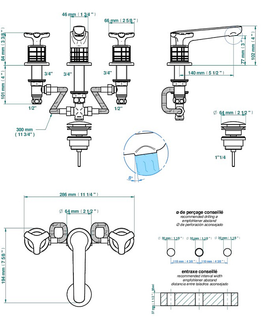 Смеситель для раковины THG System - фото-3 | interior market