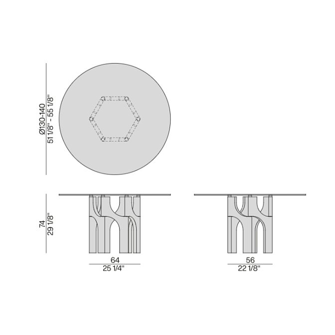Обеденный стол Porada AUGUSTO - фото-5 | interior market