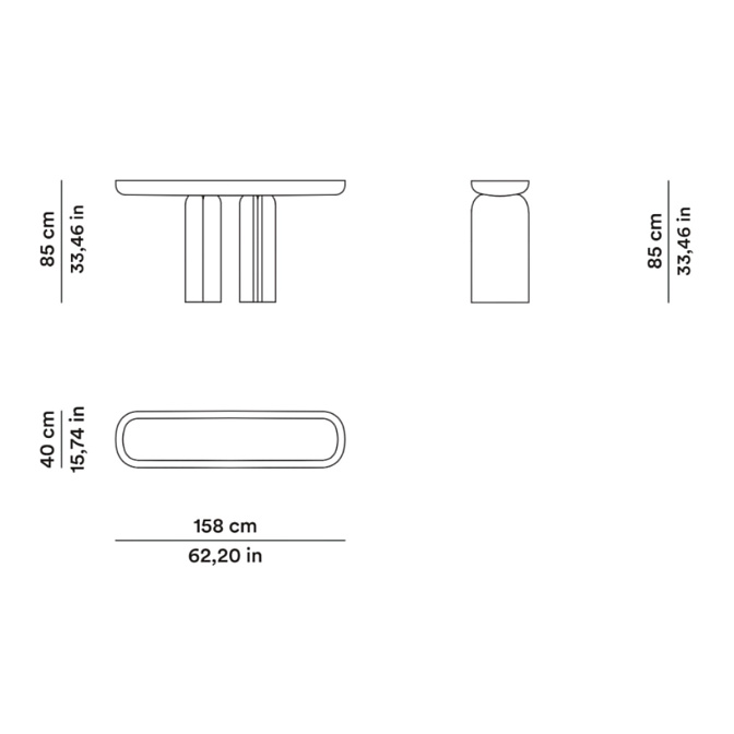 Консоль  Tacchini Bread - фото-4 | interior market