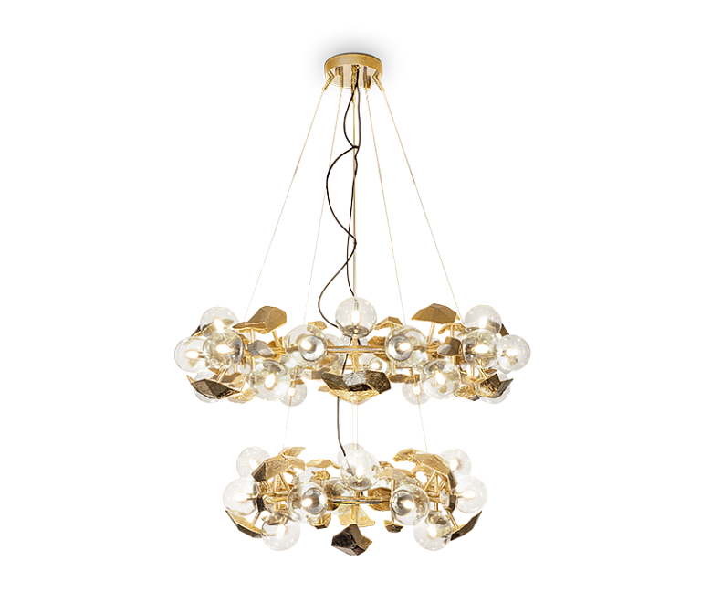 Потолочный светильник  Boca do Lobo Hera Round II Suspension Lamp - фото-2 | interior market