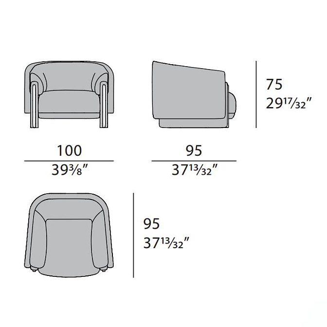 Кресло Turri Vesta - фото-7 | interior market