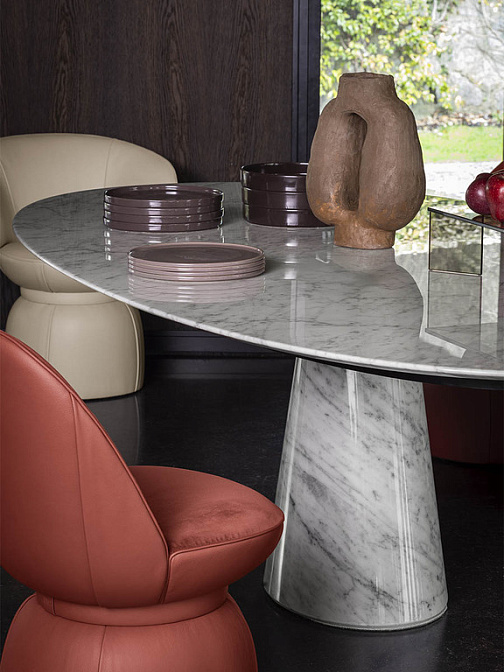 Обеденный стол Poltrona frau Mesa Ellipse - фото-7 | interior market