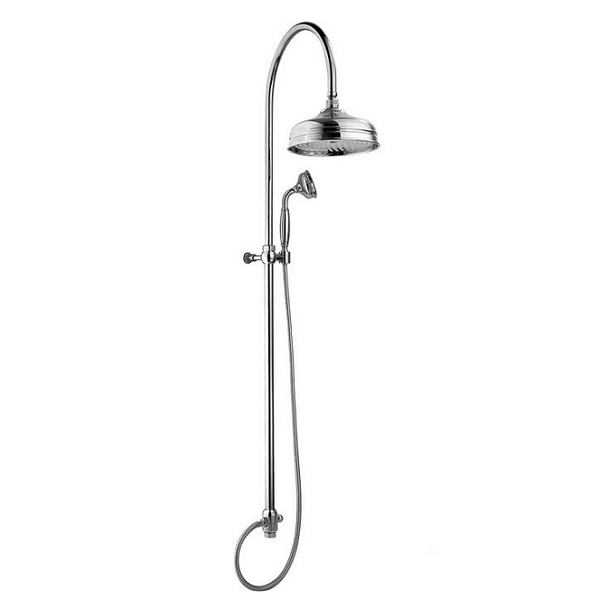 Nicolazzi 5712WSCR20 Душевая стойка с верхним и ручным душем, SOFFIONE  ANTICALCARE D.200 - фото-1 | interior market