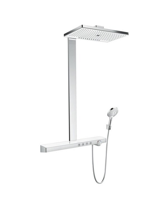 Душевая стойка, Hansgrohe, Rainmaker Select, цвет-белый/хром - фото-1 | interior market