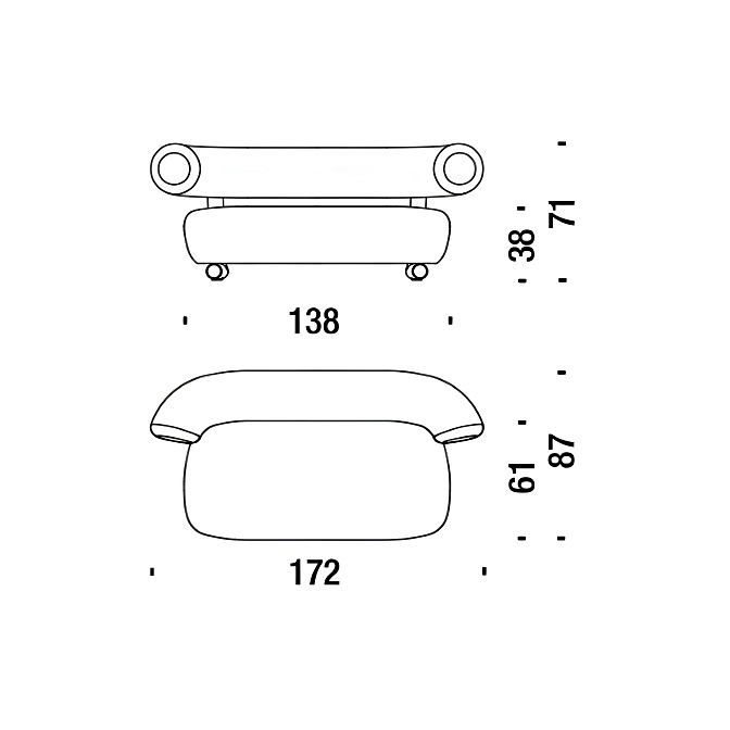 Диван Moroso Pipe - фото-4 | interior market