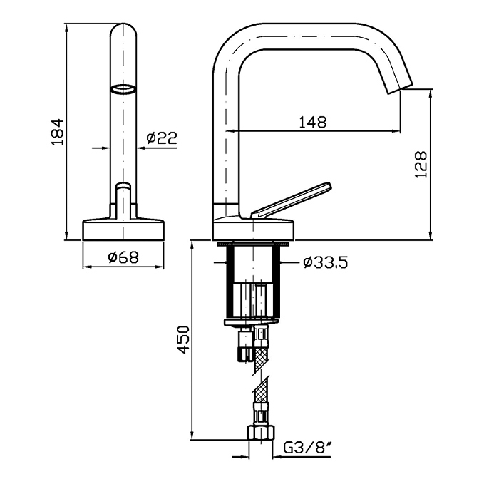 Смеситель для раковины Zucchetti  - фото-2 | interior market