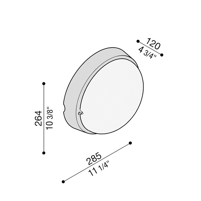 Уличный светильник  Lombardo Airy Tonda - фото-3 | interior market