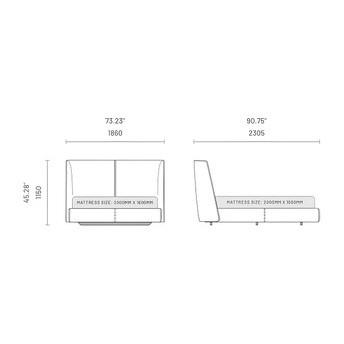 Кровать Domkapa Echo - фото-4 | interior market Кровать Domkapa Echo - фото-4 | interior market
