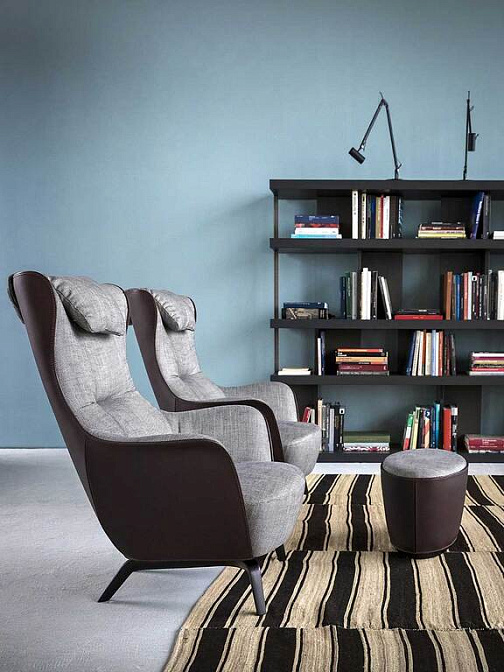 Пуф Poltrona frau Mamy Blue - фото-3 | interior market