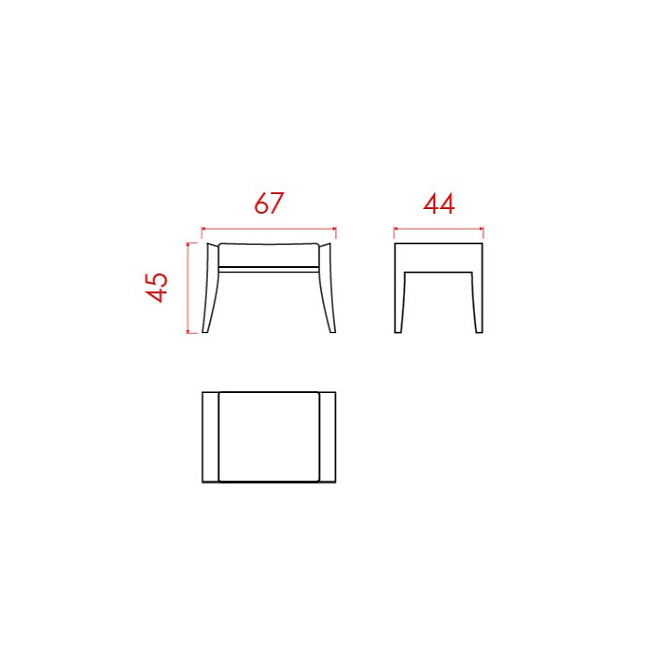 Табурет JNL Cannelle - фото-3 | interior market