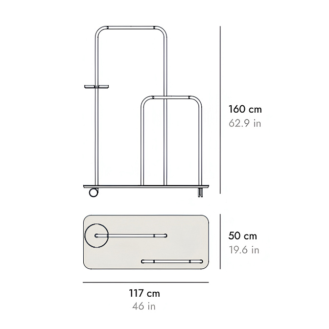 Вешалка PUNT Platel - фото-4 | interior market
