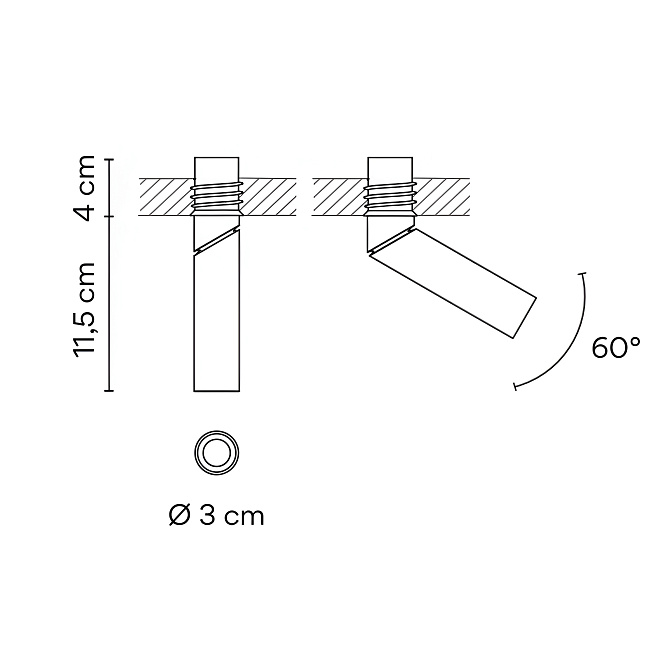Потолочный светильник  Vibia Bind solo - фото-3 | interior market