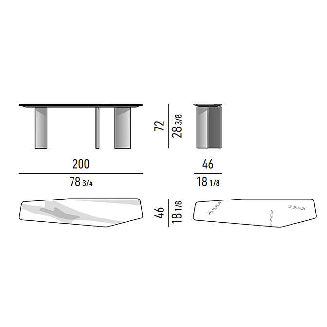 Консоль Minotti Yves - фото-4 | interior market