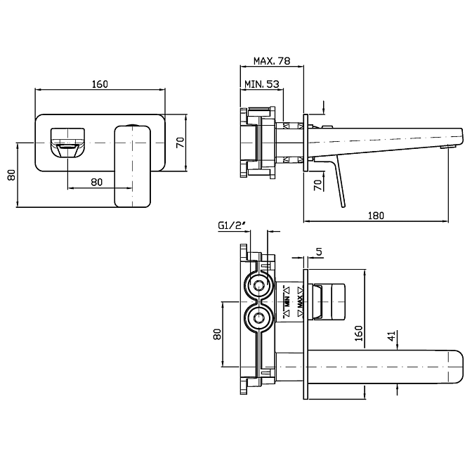 Смеситель для раковины Zucchetti  - фото-2 | interior market