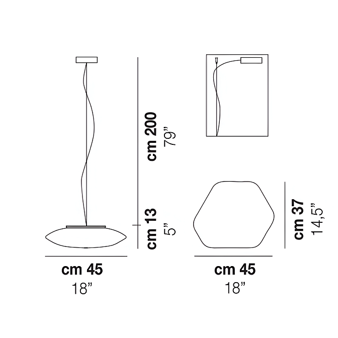 Потолочный светильник  Vistosi modulor - фото-3 | interior market