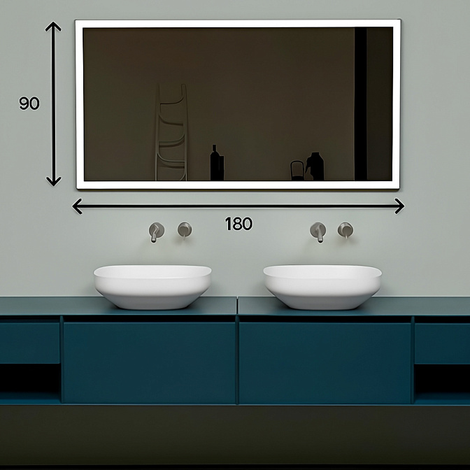 Зеркало для ванной Antonio Lupi VERTICE - фото-1 | interior market