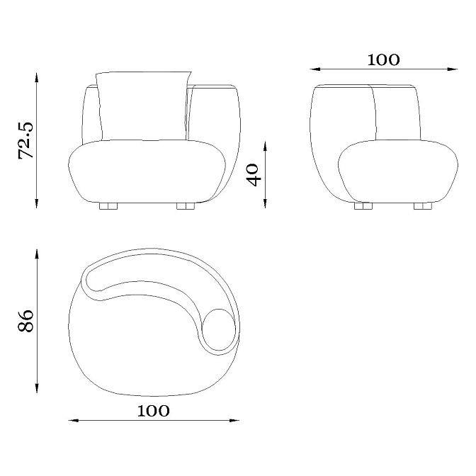 Кресло Rugiano RAFAEL - фото-7 | interior market