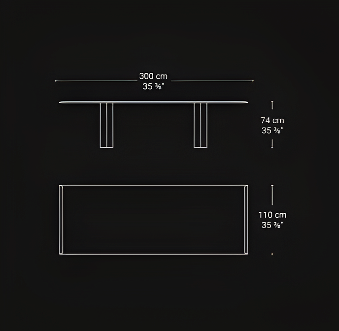 Обеденный стол Neutra ADYM - фото-5 | interior market
