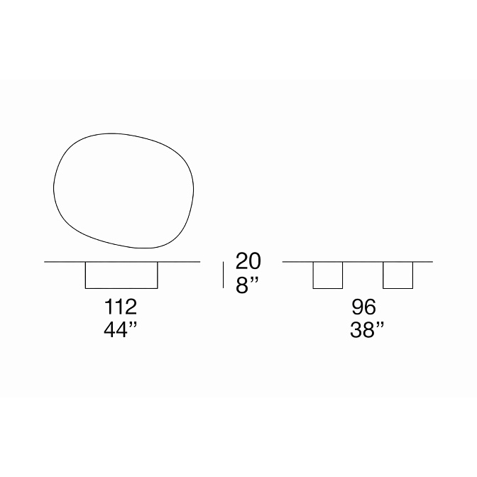 Журнальный столик Paola lenti Isole - фото-6 | interior market