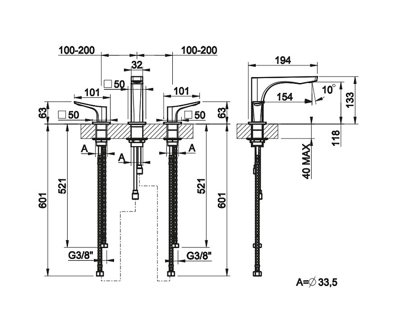 Смеситель для раковины Gessi RILIEVO - фото-2 | interior market