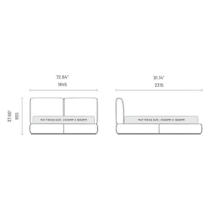 Кровать Domkapa MARGOT - фото-4 | interior market Кровать Domkapa MARGOT - фото-4 | interior market