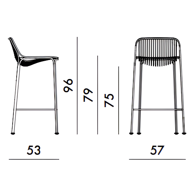 Барный стул Kartell Hiray - фото-5 | interior market