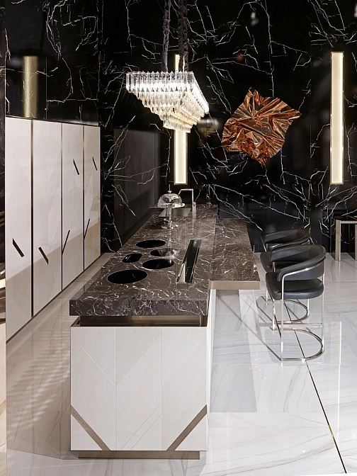 Кухня с островом Visionnaire By Ipe Cavalli Mayfair - фото-5 | interior market
