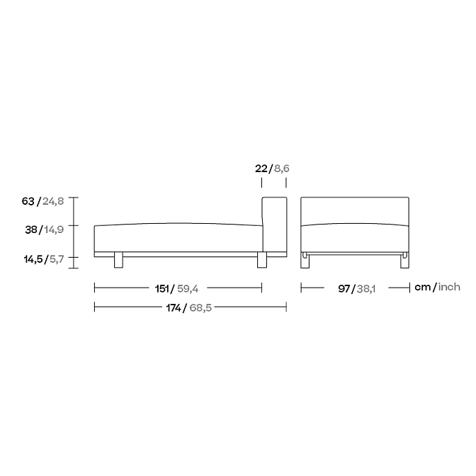 Шезлонг Kettal Molo - фото-3 | interior market