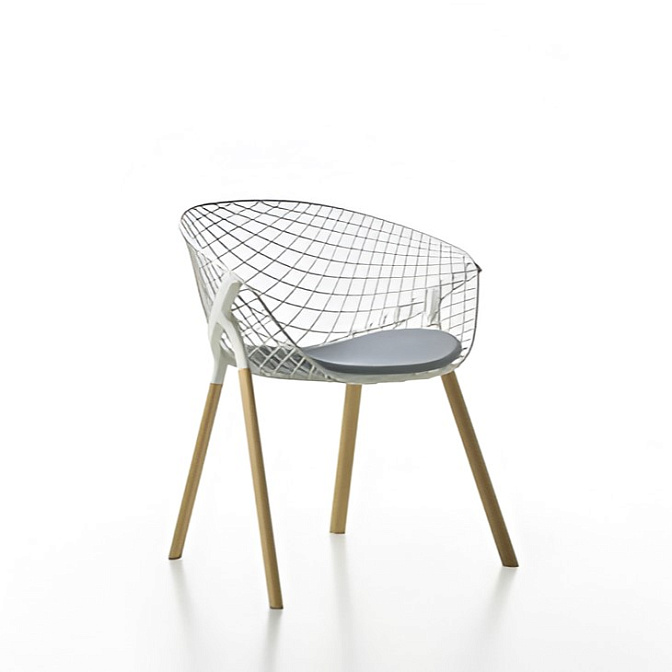 Стул ALIAS Kobi wood+pad small - фото-1 | interior market