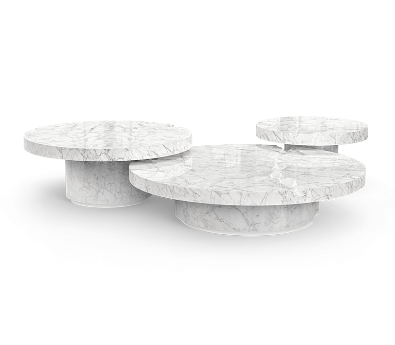 Журнальный столик Boca do Lobo Empire Carrara Marble Center Table - фото-5 | interior market