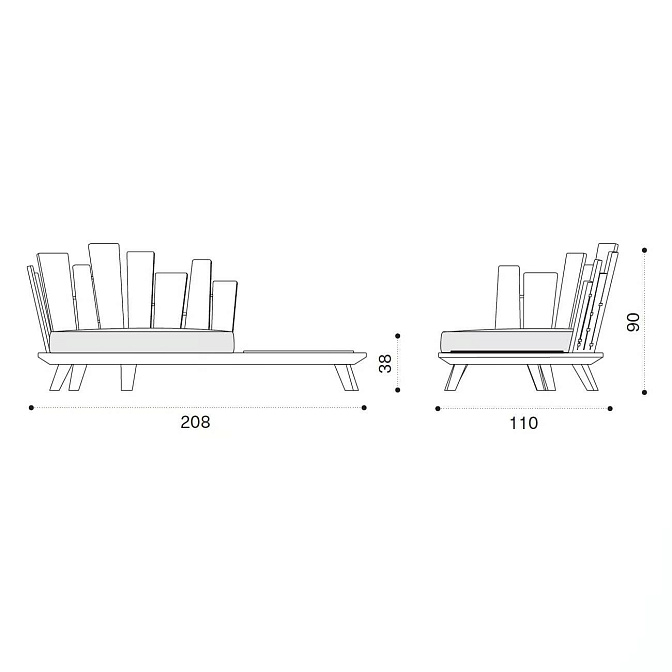 Кресло для улицы с журнальным столиком Ethimo Rafael - фото-2 | interior market