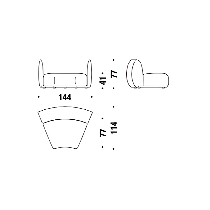 Модульный диван Moroso PACIFIC - фото-5 | interior market