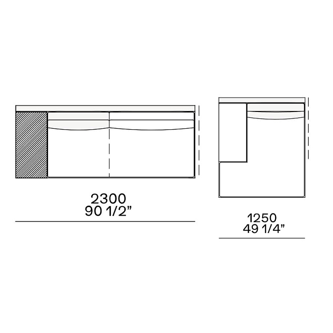 Угловой диван Poliform Mondrian - фото-2 | interior market