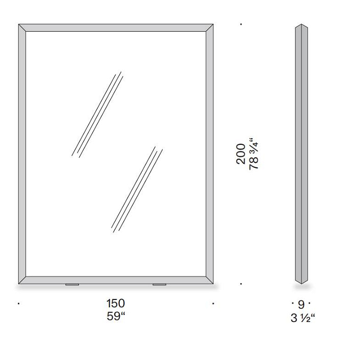 Зеркало De Padova Rokumaru - фото-6 | interior market