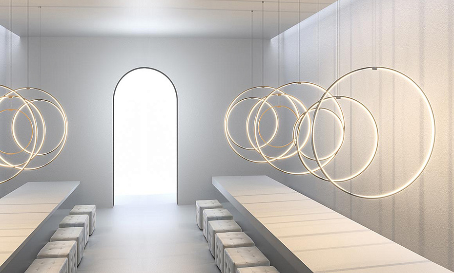 Потолочный светильник  Panzeri Zero round vertical - фото-3 | interior market