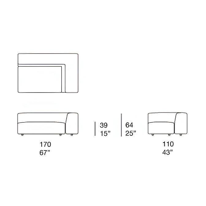 Модульный диван Paola lenti All-Time - фото-4 | interior market