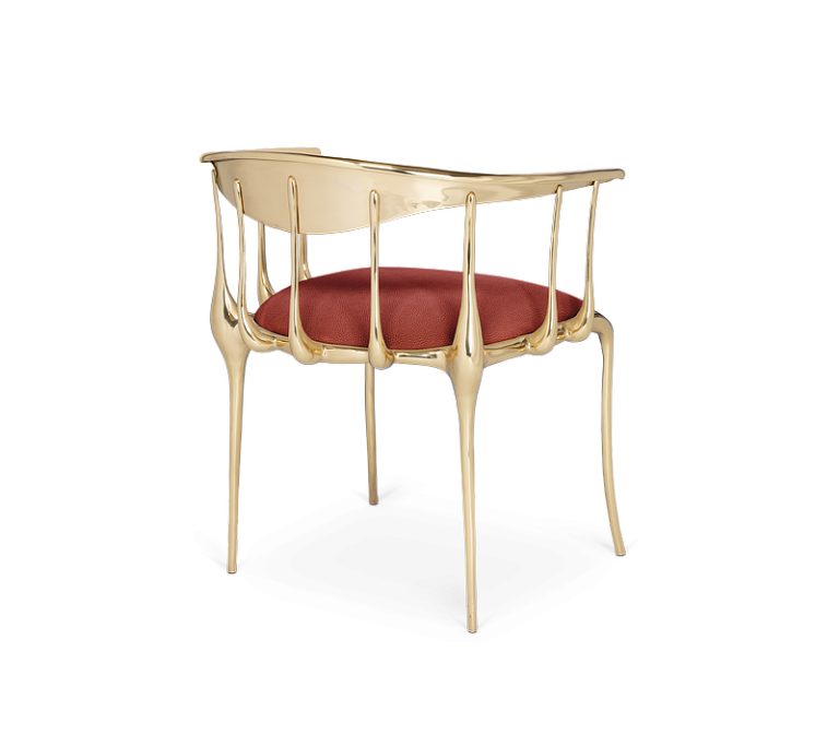 Обеденный стул Boca do Lobo Nº 11 Burgundy Chair - фото-2 | interior market