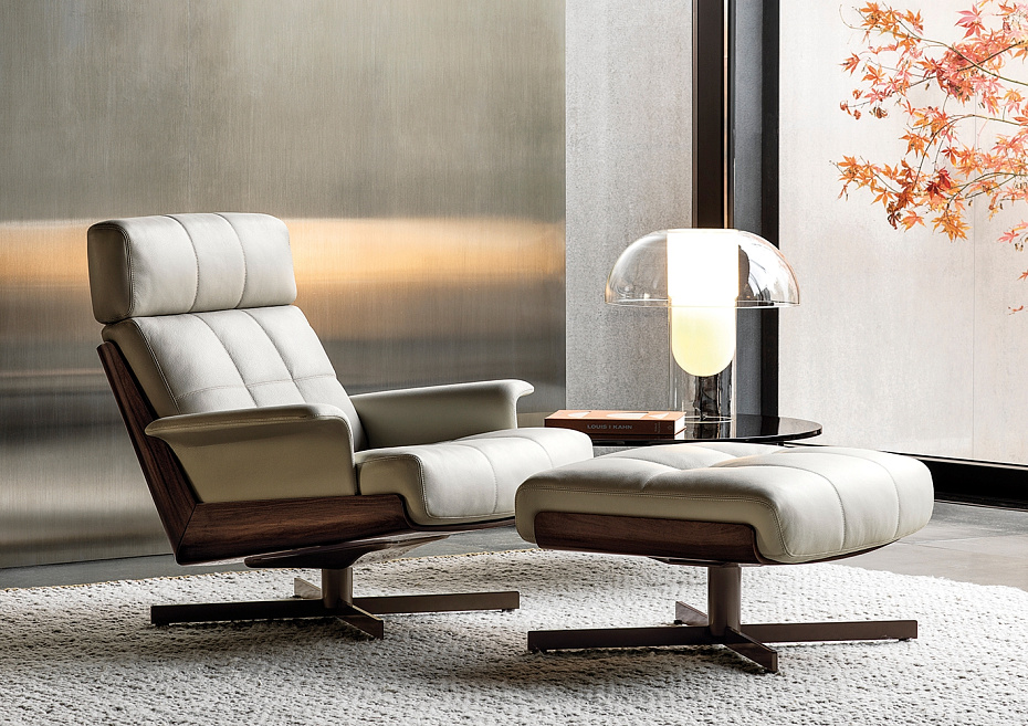 Кресло Minotti DAIKI BERGERE WIH SWIVEL BASE - фото-2 | interior market